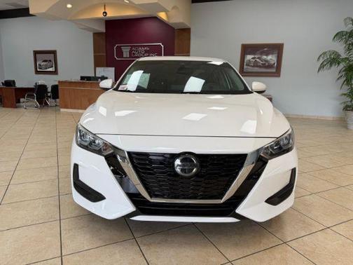 Aspen White 2021 Nissan Sentra SV