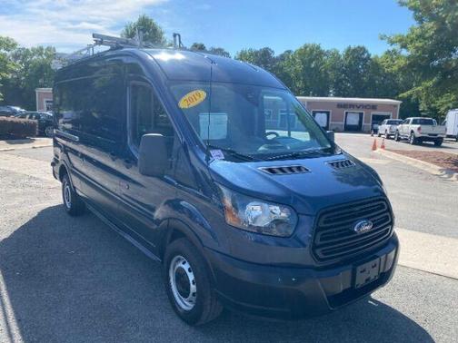 Blue Jeans Metallic 2019 Ford Transit-250 148 WB Medium Roof Cargo