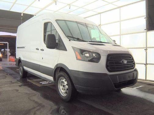 Oxford White 2015 Ford Transit-250 148 WB Medium Roof Cargo