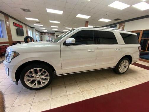 White Platinum Tri-Coat Metallic 2018 Ford Expedition Max Limited