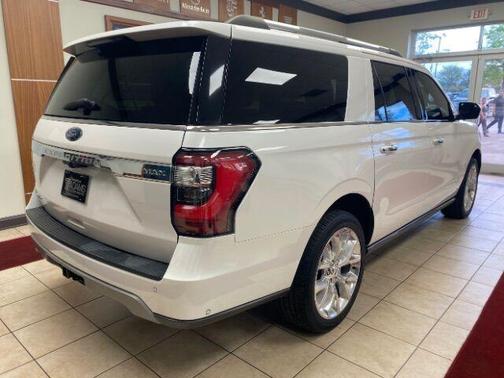 White Platinum Tri-Coat Metallic 2018 Ford Expedition Max Limited