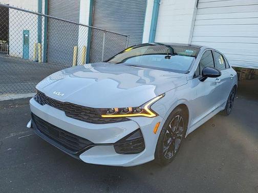 Gray 2022 Kia K5 GT-Line
