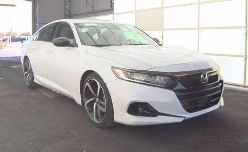White 2021 Honda Accord Sport 1.5T
