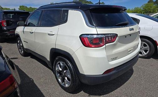 Pearl White Tri-Coat 2020 Jeep Compass Limited