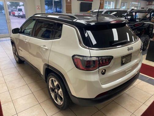 Pearl White Tri-Coat 2020 Jeep Compass Limited