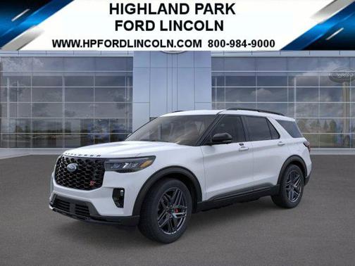 SPACE WHITE METALLIC 2026 Ford Explorer ST