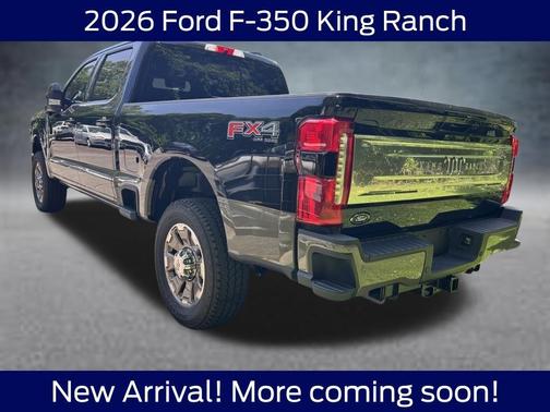 Agate Black Metallic 2026 Ford F-350 King Ranch