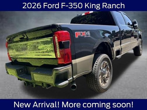 Agate Black Metallic 2026 Ford F-350 King Ranch