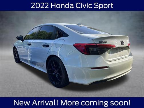White 2022 Honda Civic Sport