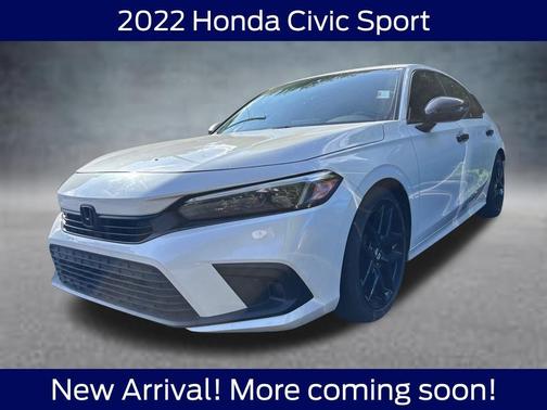White 2022 Honda Civic Sport