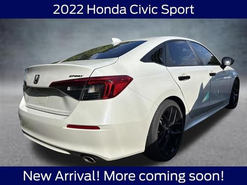 White 2022 Honda Civic Sport
