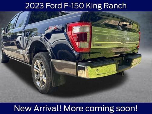 Antimatter Blue Metallic 2023 Ford F-150 King Ranch