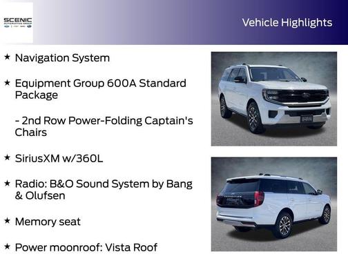 Oxford White 2025 Ford Expedition Platinum