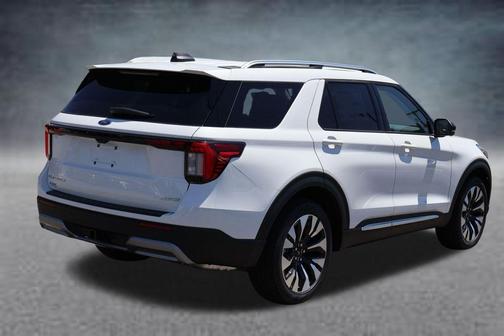 White 2026 Ford Explorer Platinum