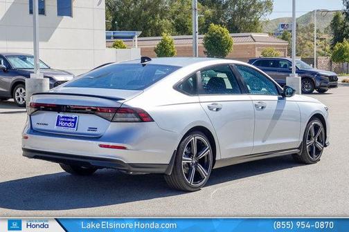 Solar Silver Metallic 2026 Honda Accord Hybrid Sport