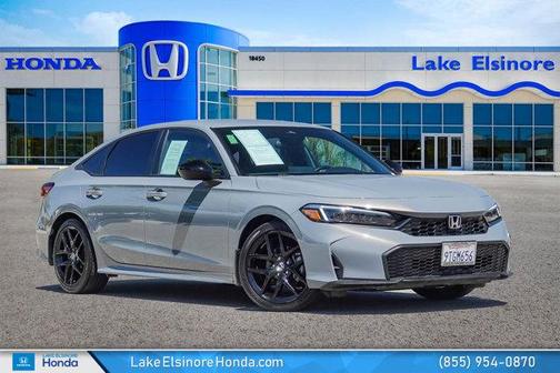 Urban Gray Pearl 2025 Honda Civic Sport