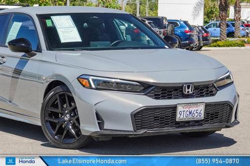 Urban Gray Pearl 2025 Honda Civic Sport