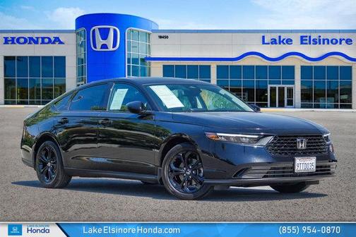 Crystal Black Pearl 2025 Honda Accord SE