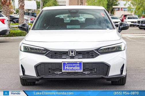 Platinum White Pearl 2026 Honda Civic Sport