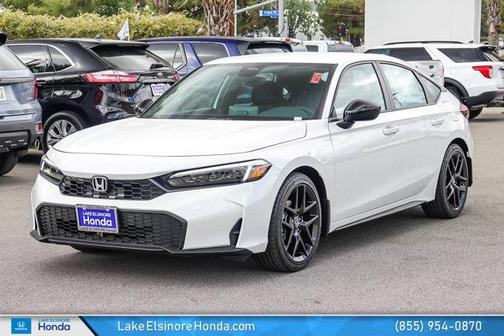 Platinum White Pearl 2026 Honda Civic Sport