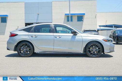 Solar Silver Metallic 2026 Honda Civic Hybrid Sport
