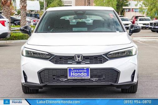 Platinum White 2026 Honda Civic Sport