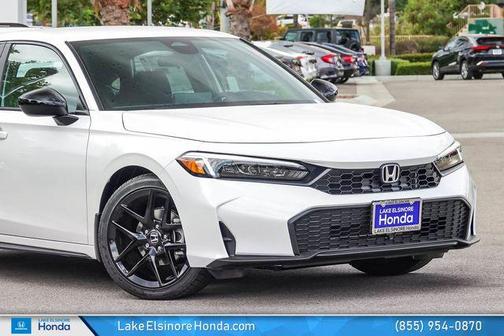 Platinum White 2026 Honda Civic Sport