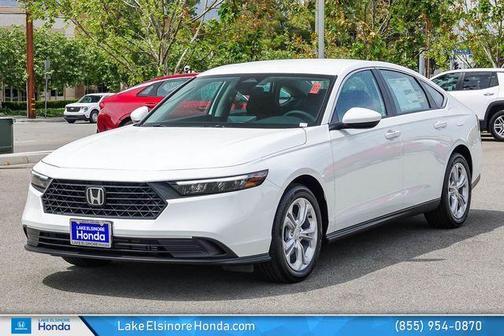 Platinum White Pearl 2026 Honda Accord LX