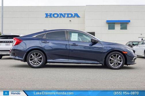 Cosmic Blue Metallic 2021 Honda Civic EX-L