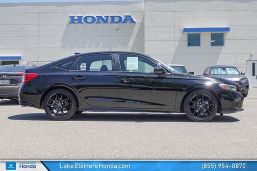Crystal Black Pearl 2024 Honda Civic Sport