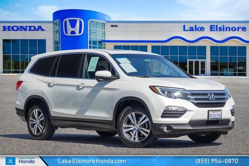 White Diamond Pearl 2017 Honda Pilot EX-L
