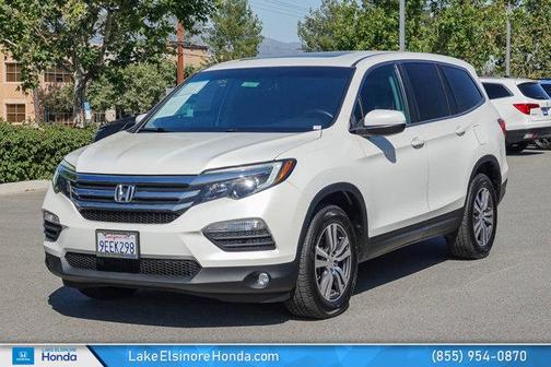 White Diamond Pearl 2017 Honda Pilot EX-L