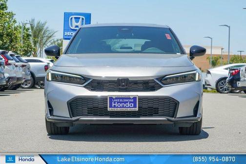 Solar Silver Metallic 2026 Honda Civic Hybrid Sport