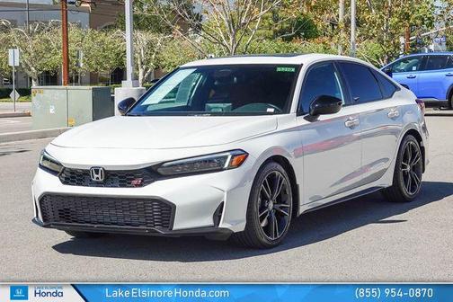 Platinum White Pearl 2025 Honda Civic Si Base