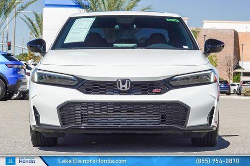 Platinum White Pearl 2025 Honda Civic Si Base