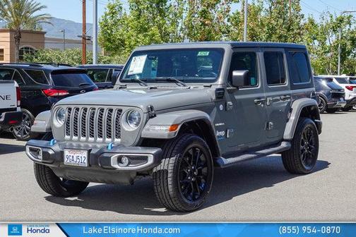 Sting Gray Clearcoat 2023 Jeep Wrangler 4xe Sahara