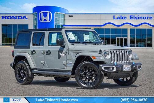 Sting Gray Clearcoat 2023 Jeep Wrangler 4xe Sahara