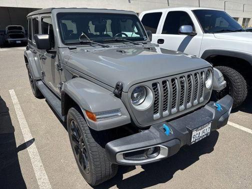 Sting Gray Clearcoat 2023 Jeep Wrangler 4xe Sahara