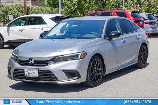 Silver Metallic 2022 Honda Civic Sport