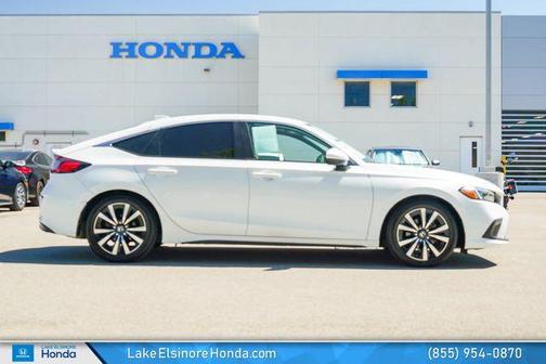Platinum White Pearl 2023 Honda Civic EX-L