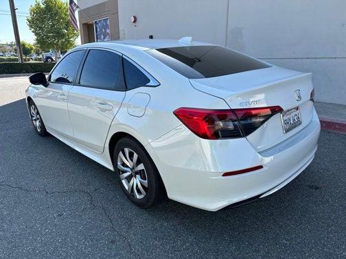 Platinum White Pearl 2023 Honda Civic LX