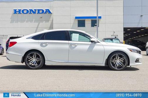 Platinum White 2021 Honda Accord Touring 2.0T