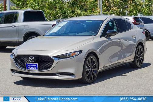 Platinum Quartz Metallic 2025 Mazda Mazda3 FWD w/Select Package