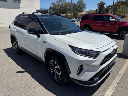 Blizzard Pearl 2021 Toyota RAV4 Prime XSE