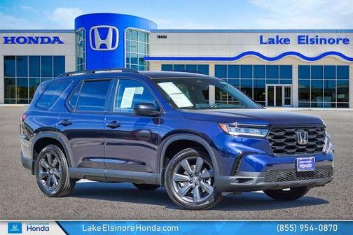 Obsidian Blue Pearl 2025 Honda Pilot Sport