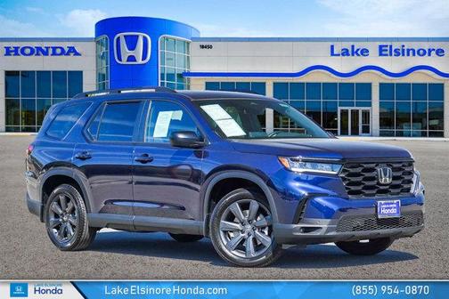 Obsidian Blue Pearl 2025 Honda Pilot Sport