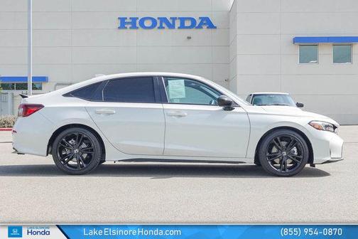 Platinum White Pearl 2025 Honda Civic Si Base