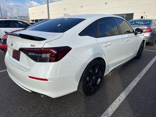 Platinum White Pearl 2025 Honda Civic Si Base