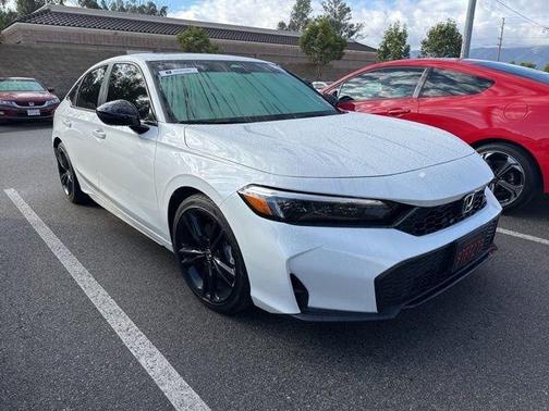 Platinum White Pearl 2025 Honda Civic Si Base