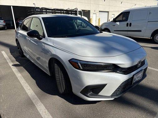 Platinum White Pearl 2023 Honda Civic Sport